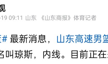 在线体育-CBA最新消息！琼斯加盟山东男篮，辽宁男篮寻找新外援|亨特|陶汉林|孙桐林|郭凯|江苏男篮_新浪体育_新浪新闻