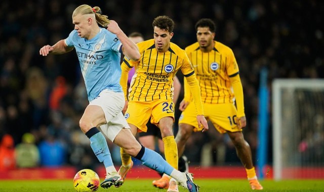 全球搏彩平台-英超3连平新年不胜！曼城1-1布莱顿距榜首5分  哈兰德破荒+失绝杀